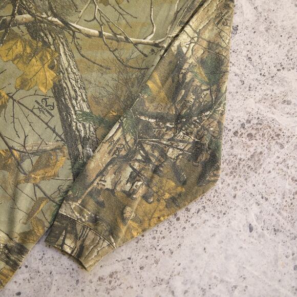 Vintage Carhartt K285 977 Realtree FADED Camo Long Sleeve Pocket Shirt Medium - Picture 9 of 11